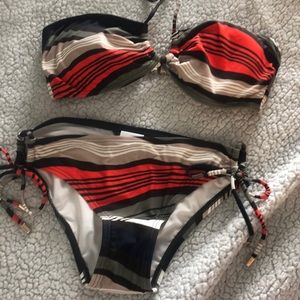 Striped bikini